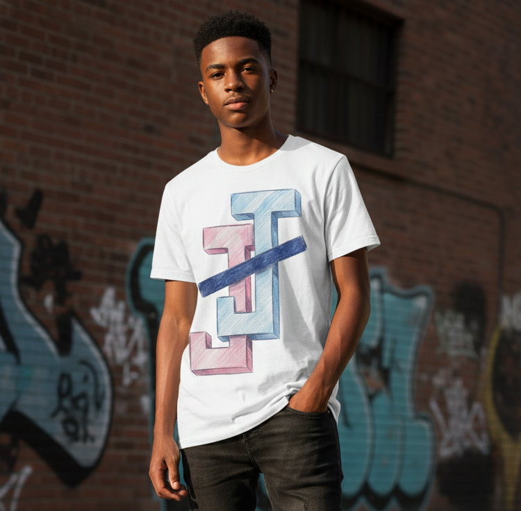 Artistic Interlocking J&J Tee - Teens
